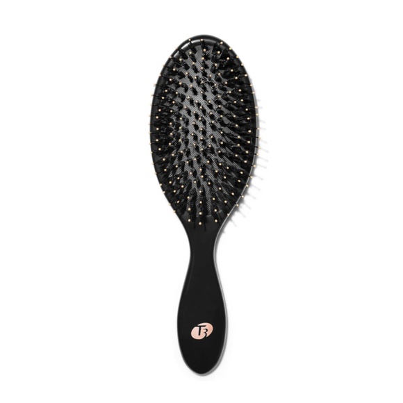T3 Polish & Shine Premium Vegan Boar Nylon Oval Brush - Picture 1 of 4